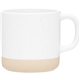 aerial view a white 11 oz coffee clay - white, image 1 of 6