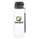 aerial view a black 27 oz h2go vertex - black, image 1 of 5