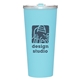 aerial view a matte pacific blue 16.9 oz cooper - matte pacific blue, image 1 of 6