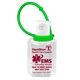 aerial view a lime sanpal xl connect sc 2 oz hand sanitizer antibacterial gel with colorful silicone carry leash (spot color print), image 1 of 2