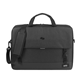 aerial view a black solo new york notch briefcase, image 1 of 8