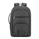aerial view a grey solo new york grand travel tsa backpack, image 1 of 9