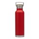 aerial view a red nimba 22 oz double wall stainless steel bottle, image 1 of 5