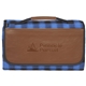 aerial view a blue/black field co.(r) buffalo plaid picnic blanket, image 1 of 8