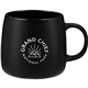 aerial view a black vida ceramic mug 15oz, image 1 of 2
