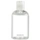 a clear full color 4 oz hand sanitizer