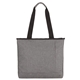 aerial view a gray kapston(r) pierce computer tote, image 1 of 10