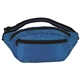 aerial view a royal large oval fanny pack with adjustable strap, image 1 of 2