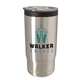 aerial view a silver koozie(r) triple vacuum tumbler - 16 oz, image 1 of 10