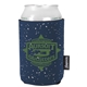 aerial view a navy koozie(r) campfire can cooler, image 1 of 2