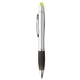 aerial view a silver/black w/black ink silver ion wax gel highlighter pen, image 1 of 6