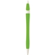 aerial view a lime green w/black ink dart click pen - custom pens, image 1 of 4