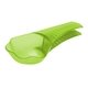 aerial view a translucent lime pet food scoopn clip(tm), image 1 of 2