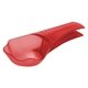 aerial view a translucent red pet food scoopn clip(tm), image 1 of 2