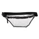 aerial view a clear with black trim clear choice fanny pack, image 1 of 2