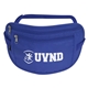 aerial view a royal blue leisure travel money belt, image 1 of 3