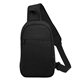 aerial view a black bandon chris promotional crossbody sling bag, image 1 of 2