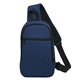 aerial view a royal blue bandon chris promotional crossbody sling bag, image 1 of 2