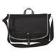 aerial view a black cutting edge laptop messenger, image 1 of 5