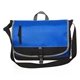 aerial view a blue-reflex cutting edge laptop messenger, image 1 of 5