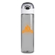 aerial view a translucent smoke 23 oz stride tritan(tm) sport bottle, image 1 of 4