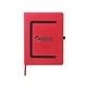 aerial view a red leeman roma journal with horizontal phone pocket 7.5 x 9.875, image 1 of 4