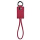 aerial view a red leeman roma 2- in -1 charging cables, image 1 of 6