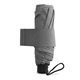 aerial view a gray manual open umbrella, image 1 of 8
