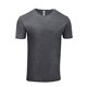 aerial view a vintage charcoal threadfast apparel unisex vintage dye short - sleeve t - shirt, image 1 of 4