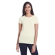 aerial view a cream triblend threadfast apparel - womens tri - blend t - shirt, image 1 of 3