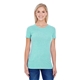 aerial view a mint triblend threadfast apparel - womens tri - blend t - shirt, image 1 of 3