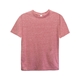aerial view a red triblend threadfast apparel youth triblend t - shirt, image 1 of 4