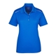 aerial view a true royal core365 - womens radiant performance piqu polo with reflective piping, image 1 of 4