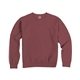 aerial view a cayenne comfortwash by hanes unisex crew sweatshirt, image 1 of 6