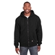 aerial view a black berne mens berne heritage thermal lined sweatshirt, image 1 of 4