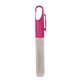 aerial view a frosted tube with magenta cap 10ml cleanz sanitizer spray pens, image 1 of 2