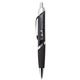 aerial view a black cynthia super dome ballpoint pen, image 1 of 6
