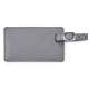aerial view a charcoal pms8402 neoskin(r) luggage tag, image 1 of 5