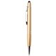 aerial view a gold pms872 glacio ballpoint pen / stylus, image 1 of 3