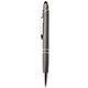 aerial view a gun metal pms440 glacio ballpoint pen / stylus, image 1 of 3
