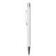 aerial view a white lindsay ballpoint double pen with stylus, image 1 of 5