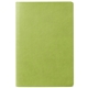 aerial view a green pms7495 donald soft cover single meeting journal notebook, image 1 of 3
