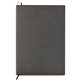 aerial view a black donald single meeting journal notebook, image 1 of 4