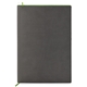 aerial view a green pms7495 donald single meeting journal notebook, image 1 of 9