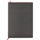 aerial view a red pms200 donald single meeting journal notebook, image 1 of 6