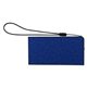 aerial view a blue ul heathered power bank, image 1 of 2