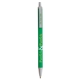 aerial view a green barrel & silver trim bic clic pen, image 2 of 2