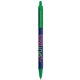 aerial view a navy barrel & green trim bic clic pen, image 2 of 3