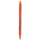 aerial view a orange barrel & orange trim bic clic pen, image 3 of 3