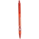 aerial view a orange barrel & red trim bic clic pen, image 2 of 2